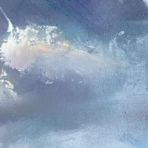 Lena Zankl 2022. Detail, oil on canvas.